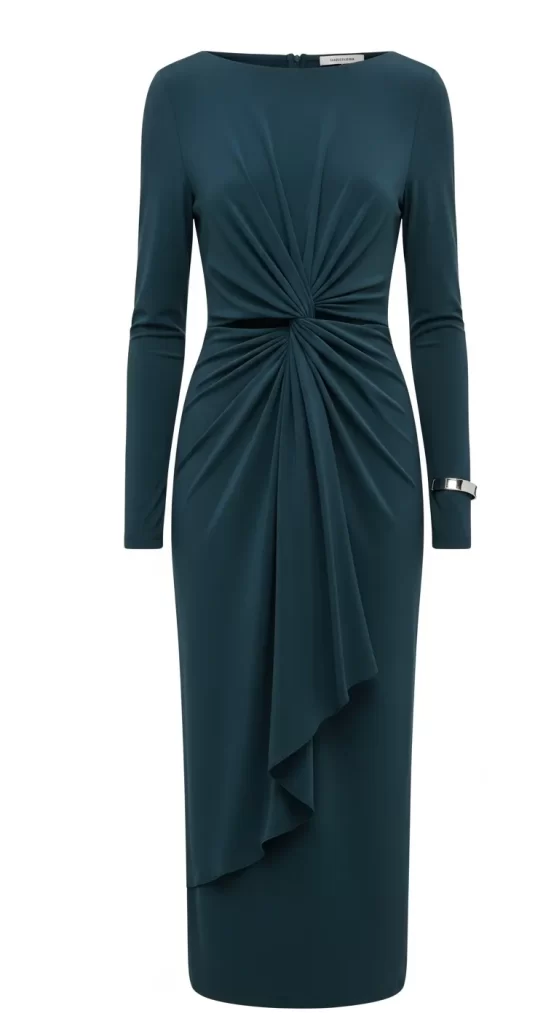 The Effortless Draped Midi The Effortless Draped Midi