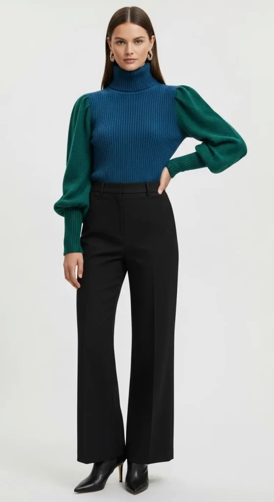 The Enchanted Forest Puff Sleeve Sweater