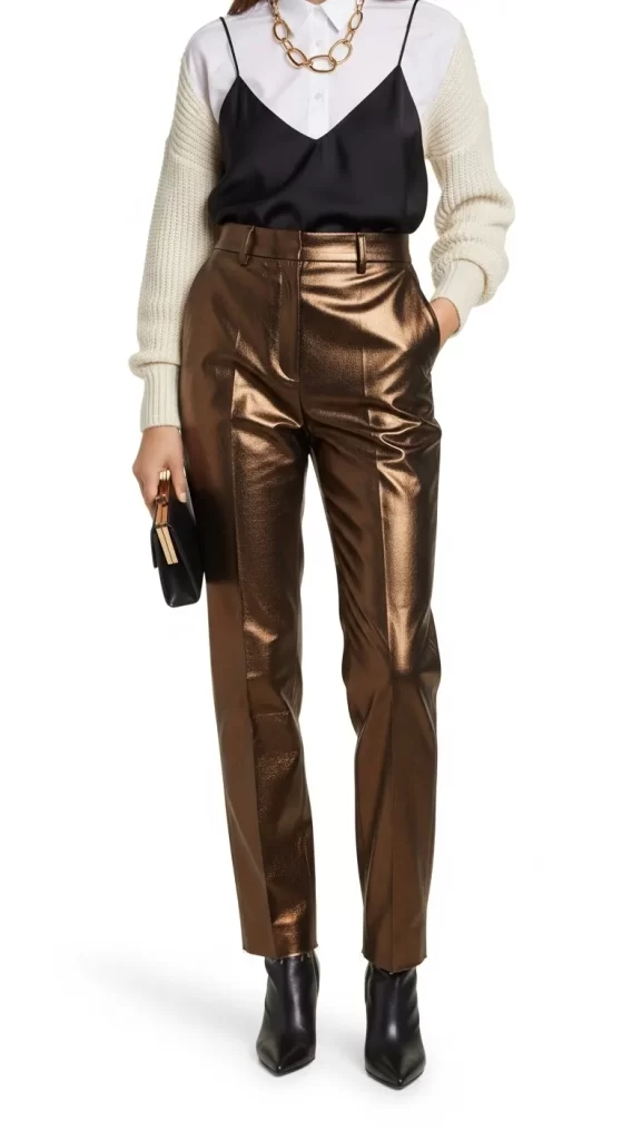 The Statement Metallic Trouser The Statement Metallic Trouser