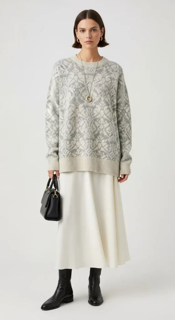 The Heritage Pattern Crewneck