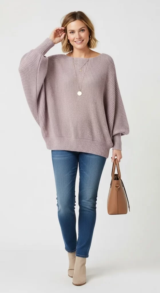 The Laid-Back Batwing Sweater
