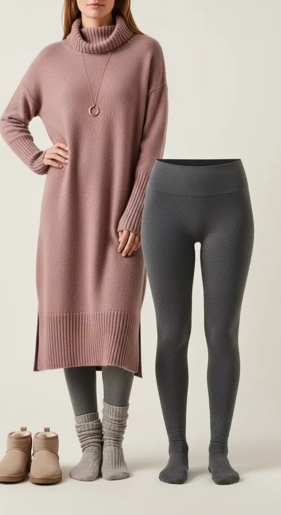 The Cozy Tunic Sweater and Leggings The Cozy Tunic Sweater and Leggings