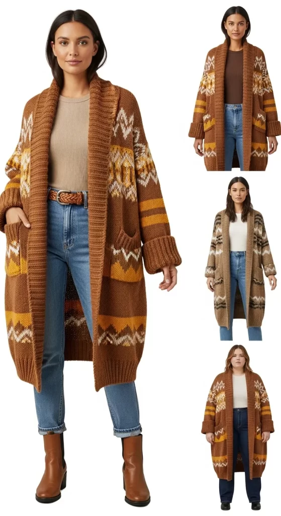 The Bohemian Jacquard Cardigan