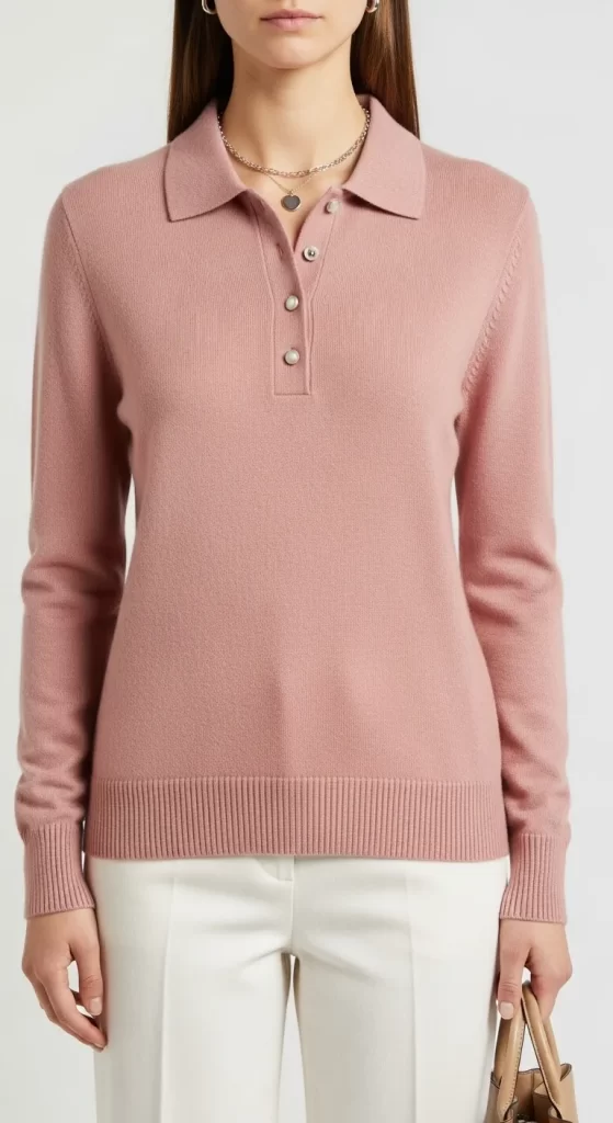 The Refined Knit Polo Sweater The Refined Knit Polo Sweater