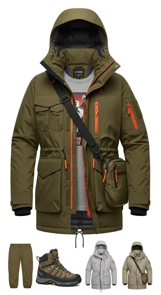  The Adventurer's Olive Parka