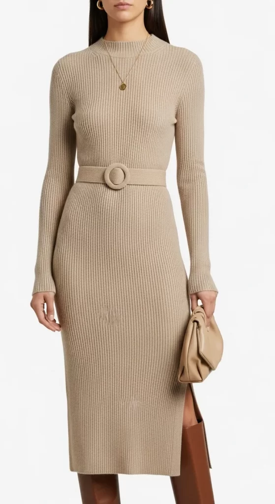 The Ribbed Knit Sophisticate The Ribbed Knit Sophisticate