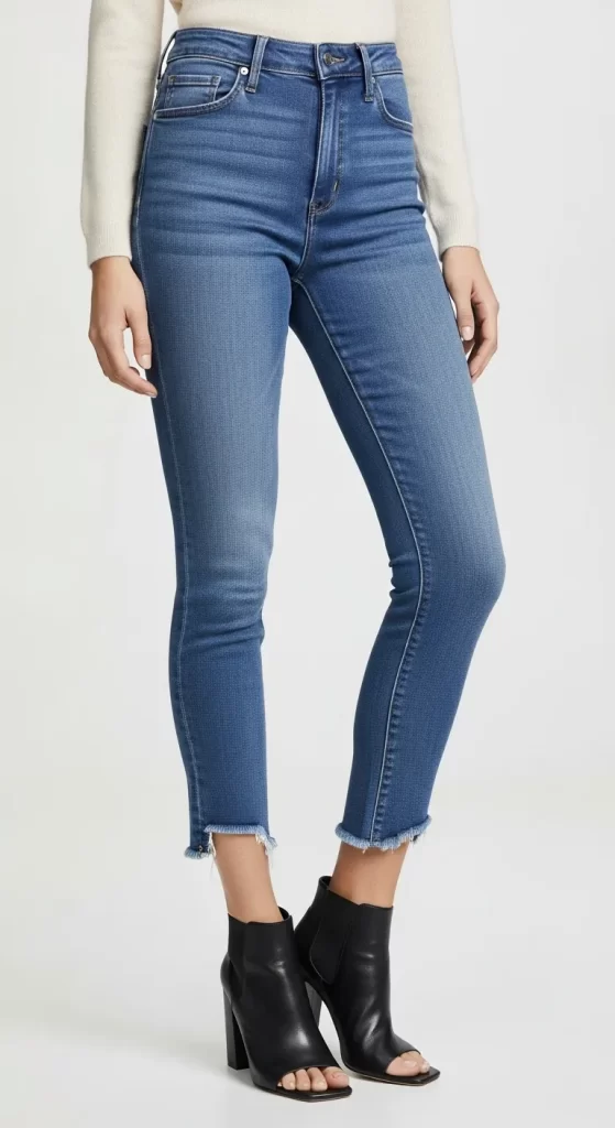 The High-Rise Frayed Hem Skinny