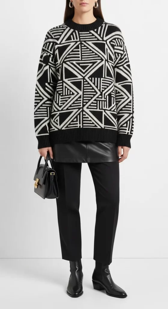 The Bold Geometric Pullover