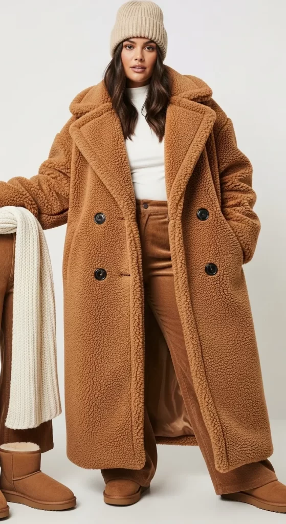  The Caramel Teddy Bear Coat