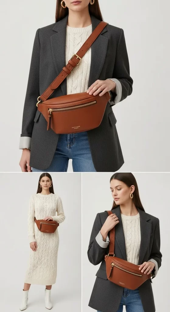 The Versatile Leather Belt Bag The Versatile Leather Belt Bag
