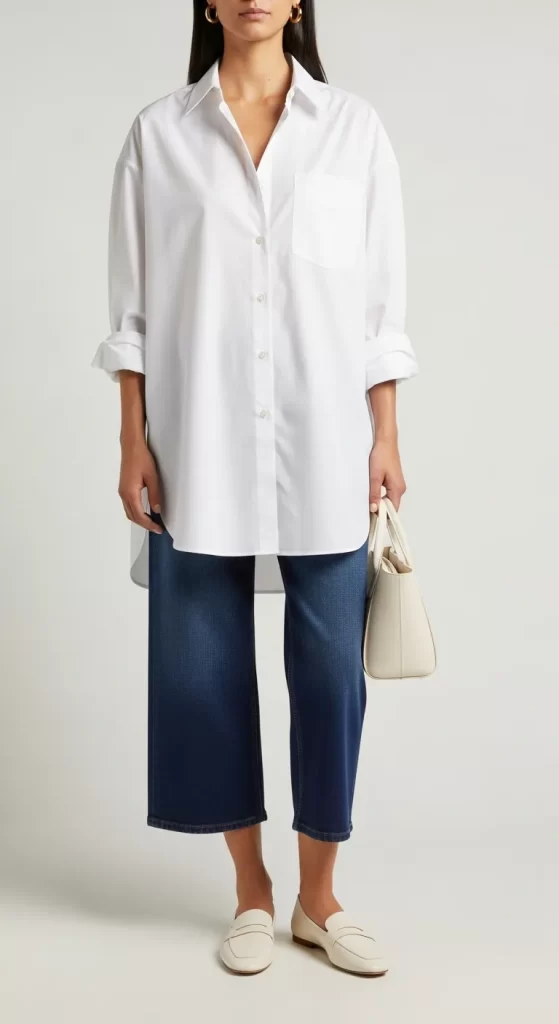 The Classic Oversized White Shirt The Classic Oversized White Shirt