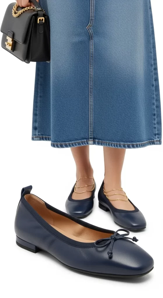 The Charming Chain-Detail Ballet Flat The Charming Chain-Detail Ballet Flat