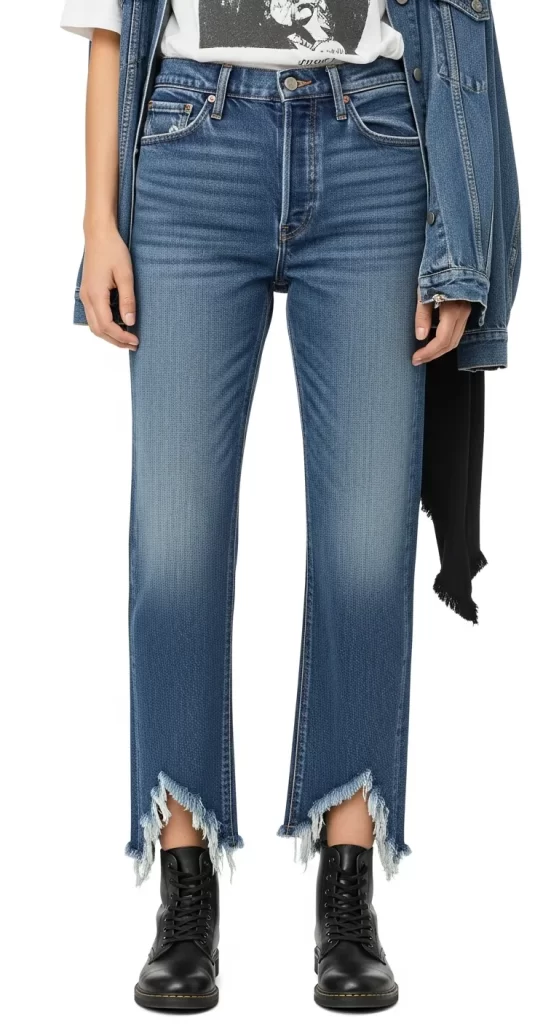 The Asymmetric Frayed Ankle