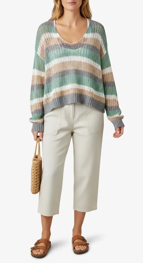 The Coastal Breeze Stripe Sweater