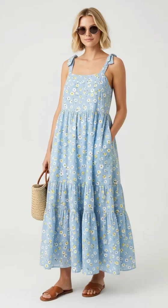 The Floral Tiered Maxi Dress The Floral Tiered Maxi Dress