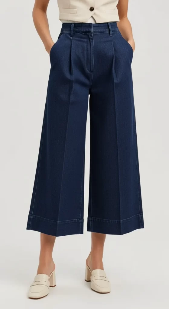 The Tailored Wide-Leg Culottes