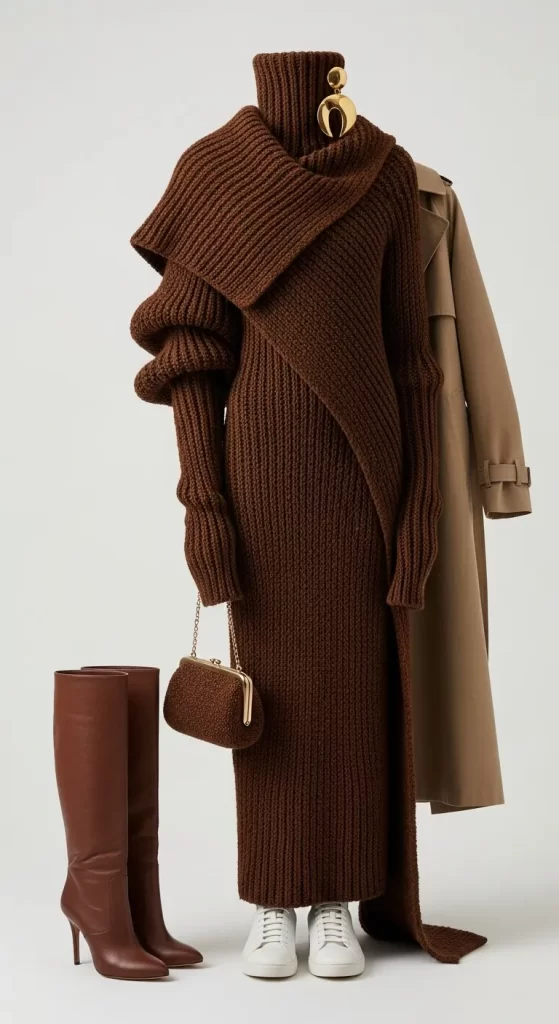 The Sculptural Knit Dress