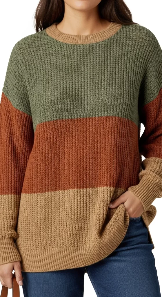 The Rustic Horizon Stripe Sweater