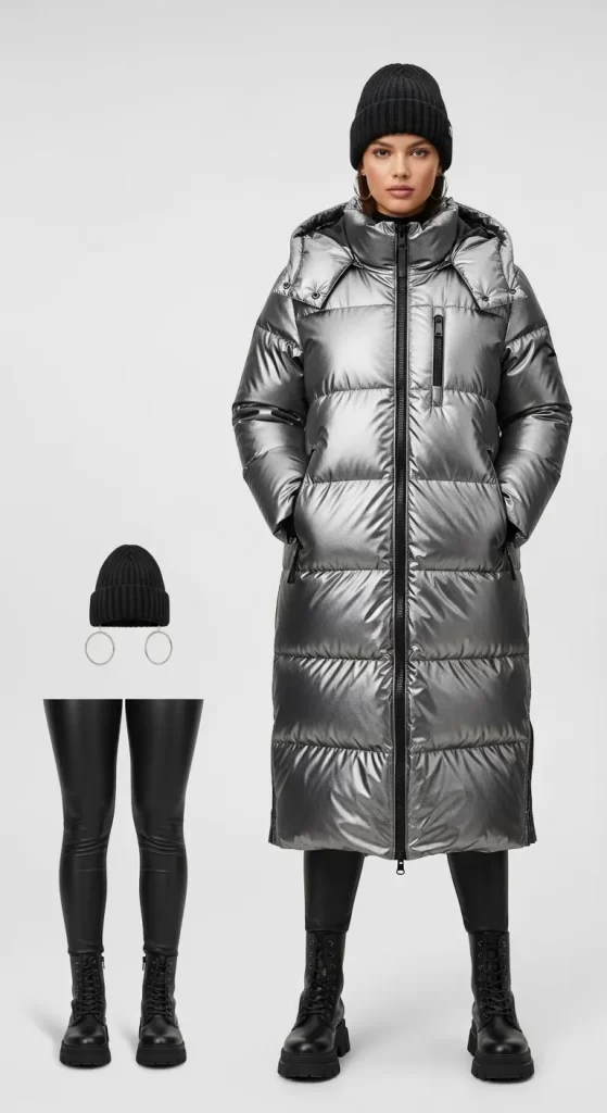  The Sterling Sheen Maxi Puffer