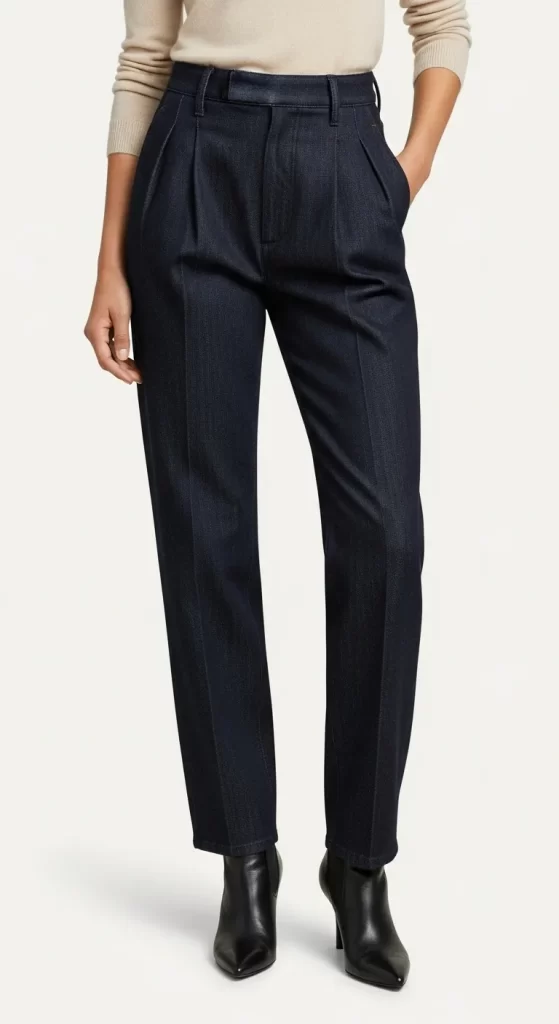 The Refined Front-Pleated Trousers