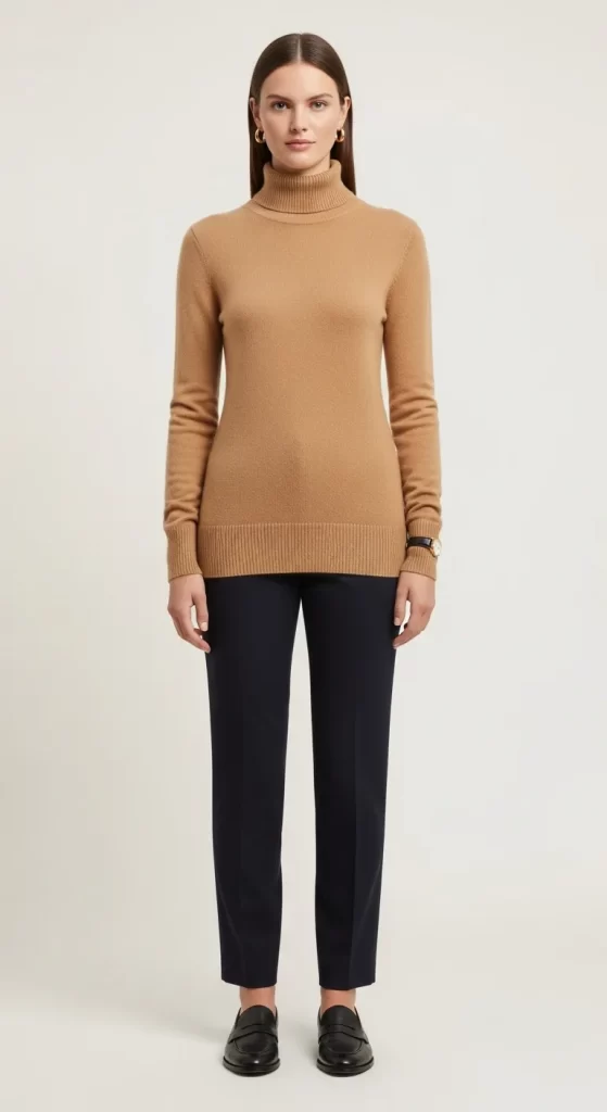 The Timeless Camel Turtleneck