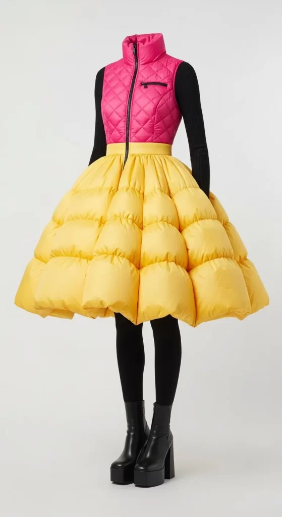 The Sculptural Puffer Statement