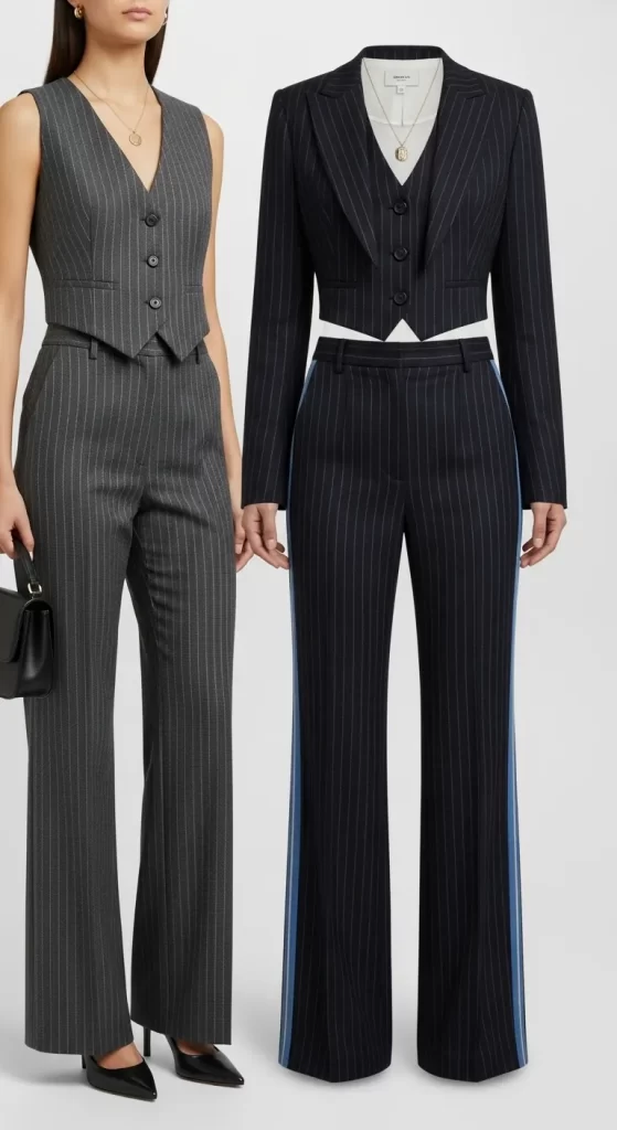 The Pinstripe Power Duo