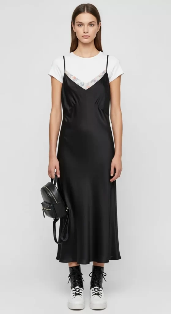 The Layered Slip Dress Ensemble