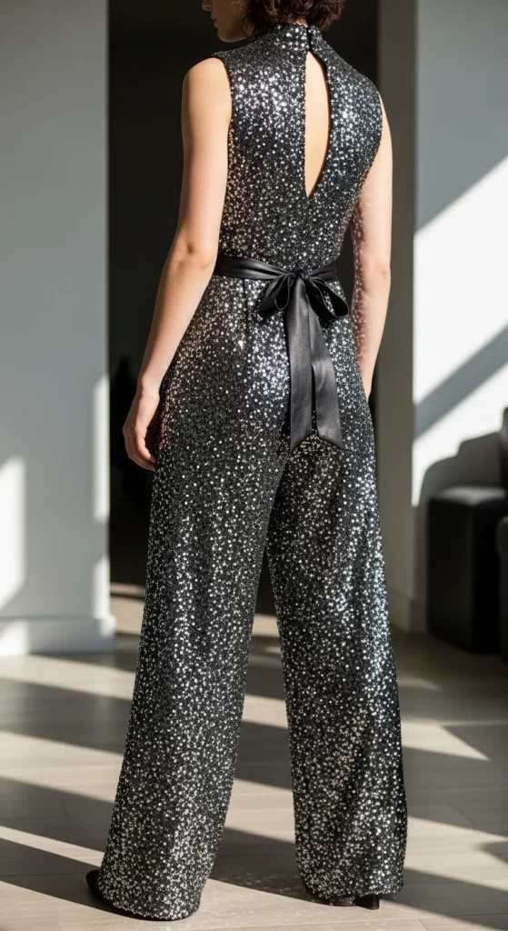 The Midnight Sparkle Sequin Jumpsuit