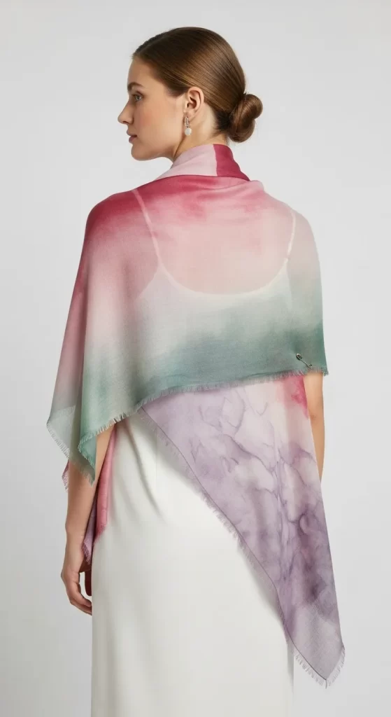 The Watercolor Shawl Drape