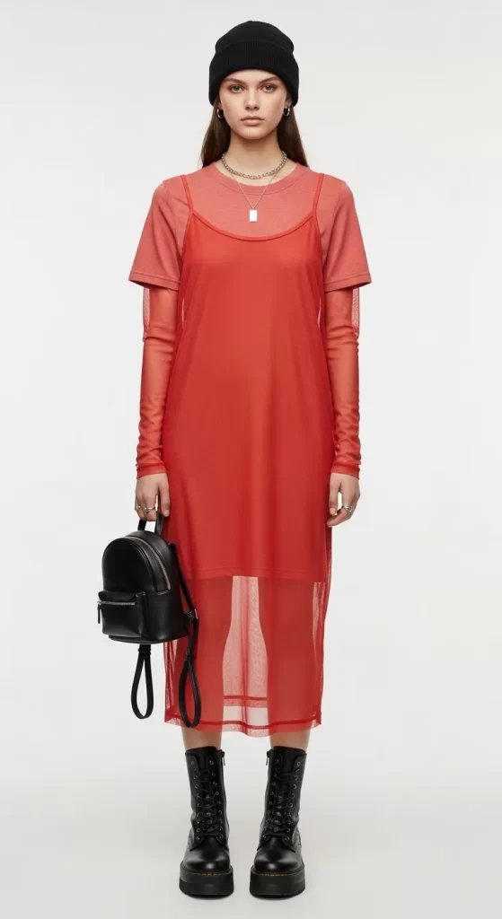 The Urban Mesh Layering Look