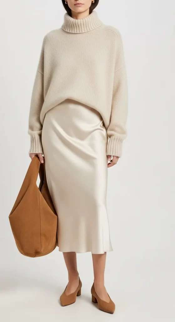  The Luxe Satin Skirt
