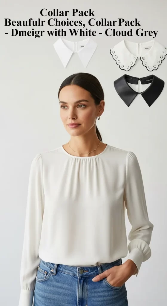 The Instant Style-Changer: Detachable Collars