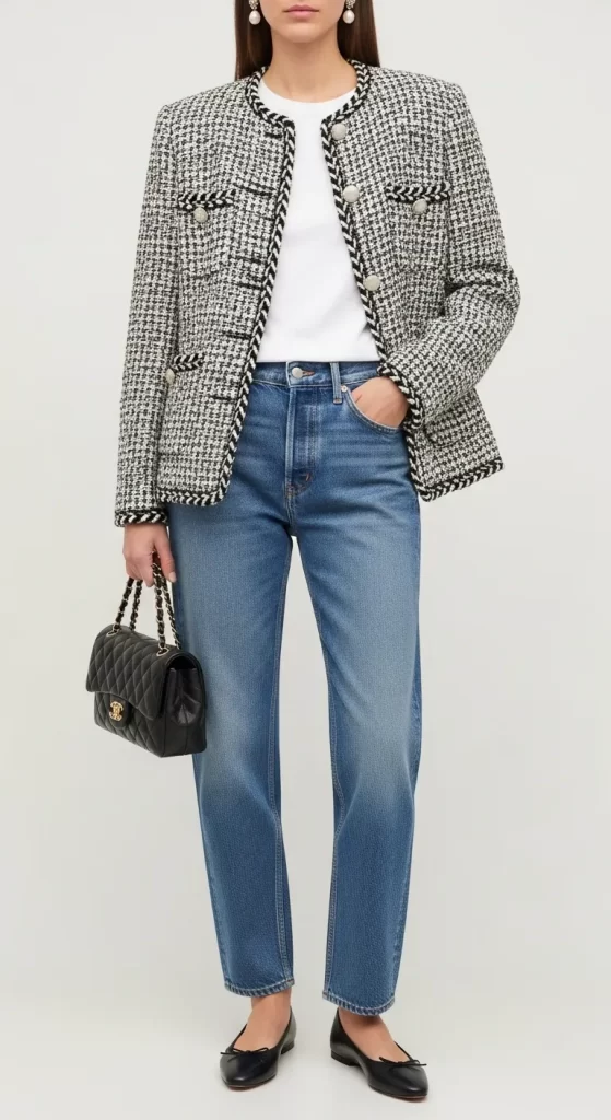  The High-Low Tweed Jacket