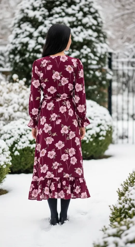  The Winter Blossom Maxi Dress