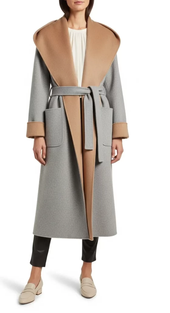 The Luxurious Reversible Wrap Coat