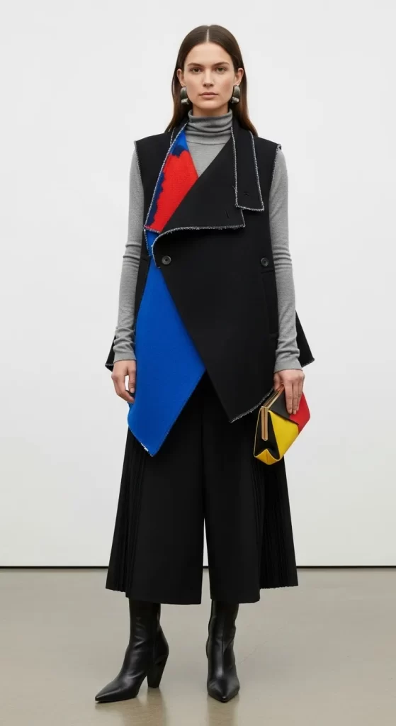 The Asymmetrical Statement Vest The Asymmetrical Statement Vest