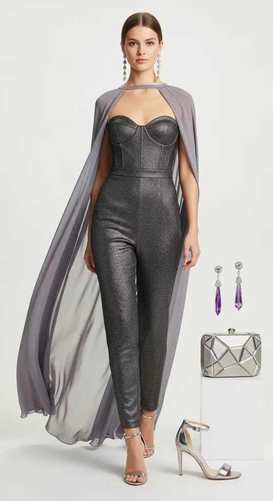 The Festive Toile Utility Jumpsuit