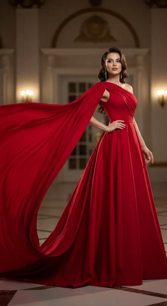  The Scarlet Drama Gown