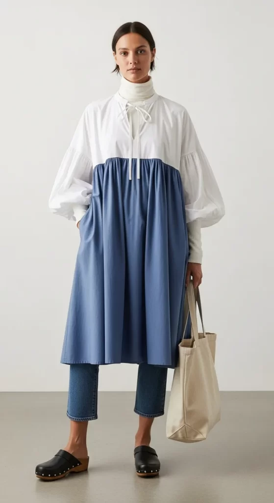 The Artful Layered Tunic Dress