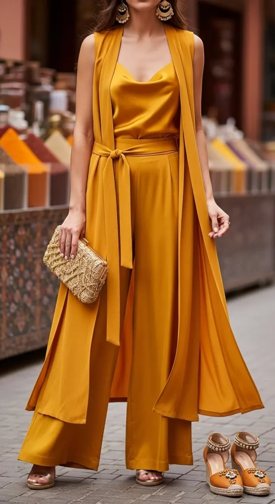 The Golden Mustard Three-Piece Set
