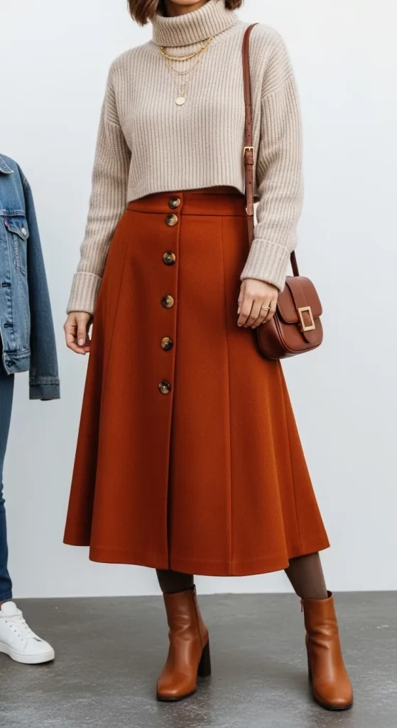 The Warm Autumn A-Line The Warm Autumn A-Line