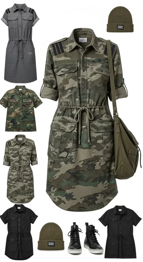 The Urban Camo Shirtdress