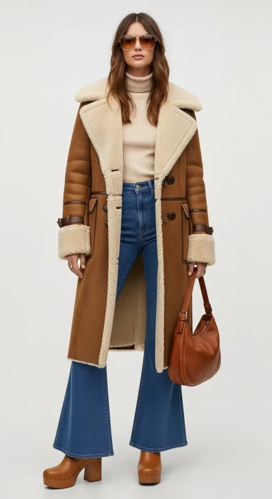 The Retro Shearling Coat The Retro Shearling Coat
