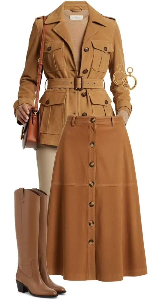  The Saffron Glow Layered Set