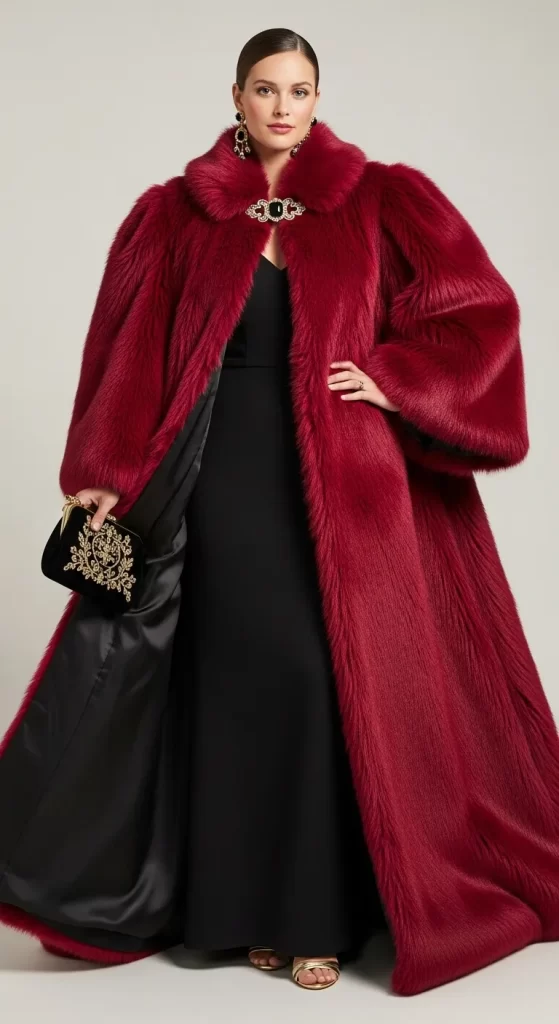  The Crimson Opera Coat