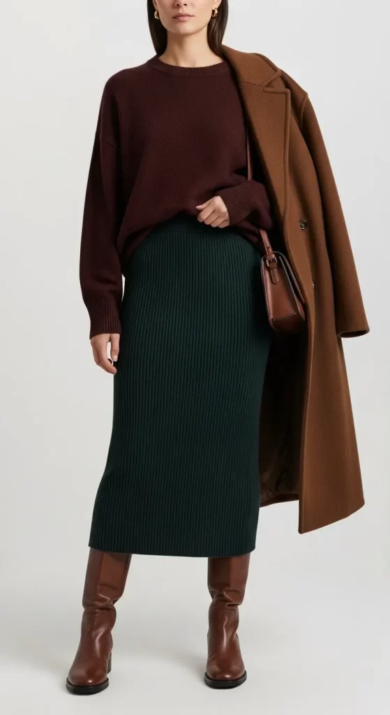 The Richly-Toned Knit Separates