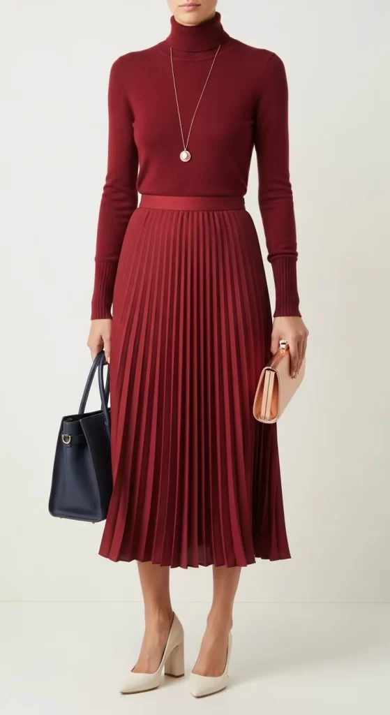 The Polished Pleated Duo