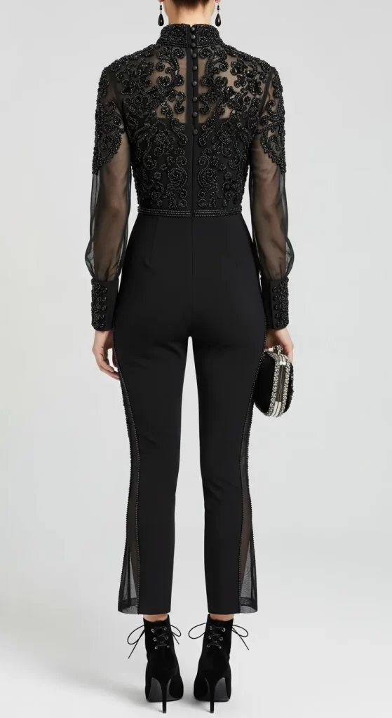 The Midnight Embellished Jumpsuit