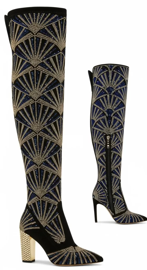The Art Deco Embellished Boot